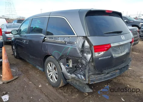 2015 Honda Odyssey Ex-L z USA, uszkodzony, nr VIN 5FNRL5H63FB027403